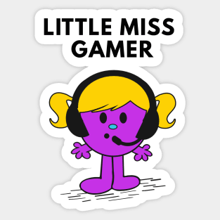 Little Miss Gamer Sticker